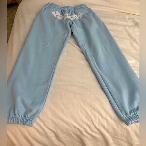 SP5DER OG Beluga Script Sweatpants